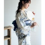 浴衣２点セット。クラシカルモダンな滝流れ浴衣（滝流れ浴衣・帯） | Classical Elf  | 詳細画像42 