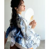 浴衣２点セット。クラシカルモダンな滝流れ浴衣（滝流れ浴衣・帯） | Classical Elf  | 詳細画像45 