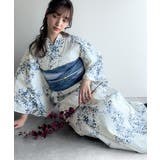 浴衣２点セット。クラシカルモダンな滝流れ浴衣（滝流れ浴衣・帯） | Classical Elf  | 詳細画像49 