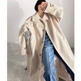 360度上品魅せ。衿2way比翼スタンドウール調ステンカラーコート(ロング丈) | Classical Elf | 詳細画像9