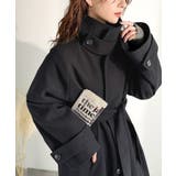 Classical Elf （クラシカルエルフ） | 360度上品魅せ。衿2way比翼スタンドウール調ステンカラーコート（ロング丈）