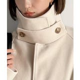 360度上品魅せ。衿2way比翼スタンドウール調ステンカラーコート(ロング丈) | Classical Elf | 詳細画像37