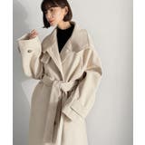 360度上品魅せ。衿2way比翼スタンドウール調ステンカラーコート(ロング丈) | Classical Elf | 詳細画像6