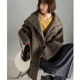 ベーシックとトレンドを両立。MIXシャギー比翼スタンドネックミドル丈コクーンスリ… | Classical Elf  | 詳細画像13 