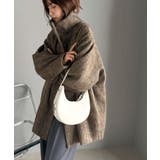 ブラウン | ベーシックとトレンドを両立。MIXシャギー比翼スタンドネックミドル丈コクーンスリ… | Classical Elf 