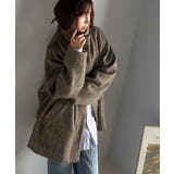 ベーシックとトレンドを両立。MIXシャギー比翼スタンドネックミドル丈コクーンスリ… | Classical Elf  | 詳細画像20 