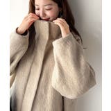 ベーシックとトレンドを両立。MIXシャギー比翼スタンドネックミドル丈コクーンスリ… | Classical Elf  | 詳細画像32 