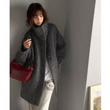 ベーシックとトレンドを両立。MIXシャギー比翼スタンドネックミドル丈コクーンスリ… | Classical Elf  | 詳細画像5 