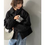 ボリューム感と抜け感の絶妙バランス。コクーン襟付きボアコート | Classical Elf  | 詳細画像8 