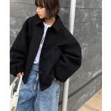 ボリューム感と抜け感の絶妙バランス。コクーン襟付きボアコート | Classical Elf  | 詳細画像9 