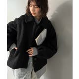 ボリューム感と抜け感の絶妙バランス。コクーン襟付きボアコート | Classical Elf  | 詳細画像16 