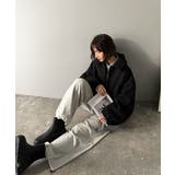 ボリューム感と抜け感の絶妙バランス。コクーン襟付きボアコート | Classical Elf  | 詳細画像21 