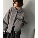 ボリューム感と抜け感の絶妙バランス。コクーン襟付きボアコート | Classical Elf  | 詳細画像28 