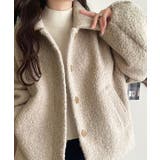 ボリューム感と抜け感の絶妙バランス。コクーン襟付きボアコート | Classical Elf  | 詳細画像1 