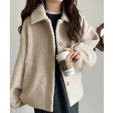 ボリューム感と抜け感の絶妙バランス。コクーン襟付きボアコート | Classical Elf  | 詳細画像4 