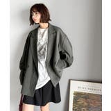 きちんと見えるのに、かたくない。袖タックダブルボタンテーラードジャケット（長袖） | Classical Elf  | 詳細画像16 