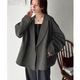 きちんと見えるのに、かたくない。袖タックダブルボタンテーラードジャケット（長袖） | Classical Elf  | 詳細画像23 