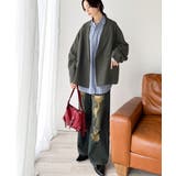 きちんと見えるのに、かたくない。袖タックダブルボタンテーラードジャケット（長袖） | Classical Elf  | 詳細画像26 