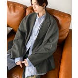 きちんと見えるのに、かたくない。袖タックダブルボタンテーラードジャケット（長袖） | Classical Elf  | 詳細画像27 