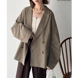 きちんと見えるのに、かたくない。袖タックダブルボタンテーラードジャケット（長袖） | Classical Elf  | 詳細画像35 