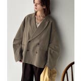 きちんと見えるのに、かたくない。袖タックダブルボタンテーラードジャケット（長袖） | Classical Elf  | 詳細画像37 