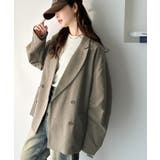 きちんと見えるのに、かたくない。袖タックダブルボタンテーラードジャケット（長袖） | Classical Elf  | 詳細画像41 