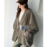 きちんと見えるのに、かたくない。袖タックダブルボタンテーラードジャケット（長袖） | Classical Elf  | 詳細画像43 