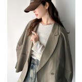 きちんと見えるのに、かたくない。袖タックダブルボタンテーラードジャケット（長袖） | Classical Elf  | 詳細画像44 