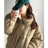 ベージュ | 防寒もお洒落も叶える。スタンドカラーモンスターダウンジャケット（オーバーサイズ） | Classical Elf 