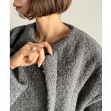 たっぽりコクーンシルエットでちょこっとガーリー見せ。ノーカラーコクーンボアコート… | Classical Elf  | 詳細画像23 