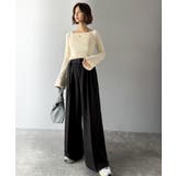美脚も、こなれ感も！一本で叶う♪大人のワイドパンツ。ベルテッドワイドイージースラ… | Classical Elf  | 詳細画像9 
