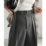 美脚も、こなれ感も！一本で叶う♪大人のワイドパンツ。ベルテッドワイドイージースラ… | Classical Elf  | 詳細画像14 