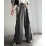 美脚も、こなれ感も！一本で叶う♪大人のワイドパンツ。ベルテッドワイドイージースラ… | Classical Elf  | 詳細画像15 