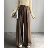 美脚も、こなれ感も！一本で叶う♪大人のワイドパンツ。ベルテッドワイドイージースラ… | Classical Elf  | 詳細画像17 