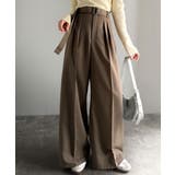 美脚も、こなれ感も！一本で叶う♪大人のワイドパンツ。ベルテッドワイドイージースラ… | Classical Elf  | 詳細画像18 