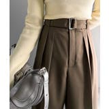 美脚も、こなれ感も！一本で叶う♪大人のワイドパンツ。ベルテッドワイドイージースラ… | Classical Elf  | 詳細画像20 