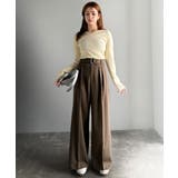 美脚も、こなれ感も！一本で叶う♪大人のワイドパンツ。ベルテッドワイドイージースラ… | Classical Elf  | 詳細画像24 