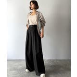 美脚も、こなれ感も！一本で叶う♪大人のワイドパンツ。ベルテッドワイドイージースラ… | Classical Elf  | 詳細画像5 