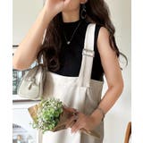 着回し自在な2way仕様◎デザインベルトラップサロペット(セットアップ可) | Classical Elf | 詳細画像9