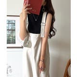 着回し自在な2way仕様◎デザインベルトラップサロペット(セットアップ可) | Classical Elf | 詳細画像10