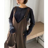 着回し自在な2way仕様◎デザインベルトラップサロペット(セットアップ可) | Classical Elf | 詳細画像38