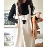 着回し自在な2way仕様◎デザインベルトラップサロペット(セットアップ可) | Classical Elf | 詳細画像1