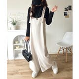 着回し自在な2way仕様◎デザインベルトラップサロペット(セットアップ可) | Classical Elf | 詳細画像4