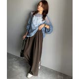 体型カバーも叶う、ラクなのにきれい見え。２タックワイドスラックス | Classical Elf  | 詳細画像28 