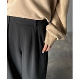 体型カバーも叶う、ラクなのにきれい見え。２タックワイドスラックス（セットアップ可… | Classical Elf  | 詳細画像55 