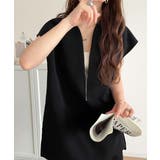 大人の抜け感スタイル◎ディープキーネックベスト(セットアップ可能) | Classical Elf  | 詳細画像20 