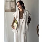 秋コーデの入り口にぴったりの一品。テーラードダブルジレベスト(セットアップ可能) | Classical Elf  | 詳細画像12 