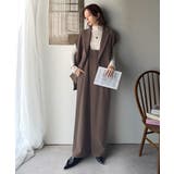 秋コーデの入り口にぴったりの一品。テーラードダブルジレベスト(セットアップ可能) | Classical Elf  | 詳細画像29 