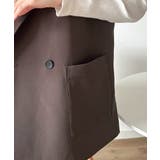 秋コーデの入り口にぴったりの一品。テーラードダブルジレベスト(セットアップ可能) | Classical Elf  | 詳細画像32 