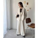 【セットアップ可】自由自在に楽しめる。美シルエットテーラードダブルジャケット | Classical Elf  | 詳細画像11 